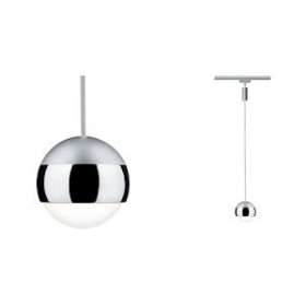 Système URail LED Suspension Capsule II 1x6W Chr mat/Chr 230V Met/Syn grad|Paulmann-PUA95457