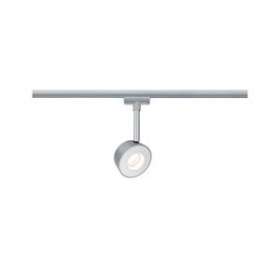 Système URail spot Dipper 1x4W Chrome m/Blanc 230 V Met/Syn gradable|Paulmann-PUA95473
