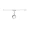 Système URail spot Pellet 1x4W Blanc/chrome mat 230V Met/Syn gradable|Paulmann-PUA95474
