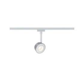 Système URail spot Pellet 1x4W Blanc/chrome mat 230V Met/Syn gradable|Paulmann-PUA95474
