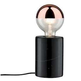 Neordic Nordin lampe de table max 1x20W E27 Noir 230V Marbre|Paulmann-PUA79600
