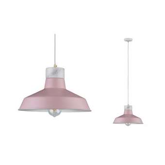 Neordic Disa suspension max 1x20W E27 Rose/Blanc mat 230V Métal/Marbre|Paulmann-PUA79610