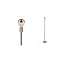 Neordic Nordin Lampadaire max 1x20W E27 Noir/Cuivre mat 230V Marbre/Métal