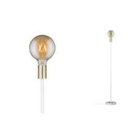 Neordic Nordin Lampadaire max 1x20W E27 Blanc/Doré mt 230V Marbre/Métal|Paulmann-PUA79615
