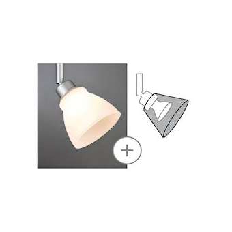 DecoSystems Abat-jour Wolbi max. 50W Verre Blanc|Paulmann-PUA60007
