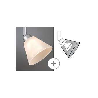 DecoSystems Abat-jour Kegi max. 50W Verre Blanc|Paulmann-PUA60012