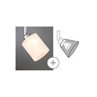 DecoSystems Abat-jour Zyli max. 50W Verre Blanc|Paulmann-PUA60004