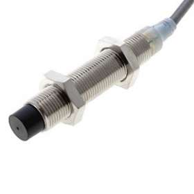 M12, non blindé, sn: 8 mm, l: 56(72) mm, 12-24 vc.c., pnp, no, 2m|Omron electronics-OMRE2A-M12LN08-WP-B12M