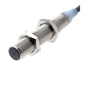 M12, blindé, sn: 4 mm, l: 56(72) mm, 12-24 vc.c., pnp, nf, câble 2 m|Omron electronics-OMRE2A-M12LS04-WP-B22M