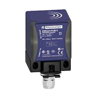 OsiSense XS7 - détecteur inductif - 40x40 - L70mm - PBT - Sn 15 mm - conn. M12|Schneider Electric-SCHXS7C2A1DAM12