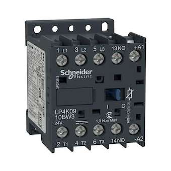 TeSys LP4K - contacteur - 3P - AC-3 440V - 9A - bobine 24Vcc|Schneider Electric-SCHLP4K0910BW3