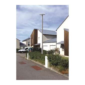 Mât cylindrique rétreint en acier thermolaqué 140/89, hauteur 3.50m, sans tiges|Petitjean-PTJ6141352352