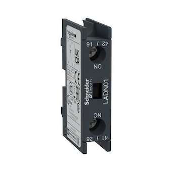 TeSys D - bloc contacts auxiliaires frontaux - 0F+1O - bornes vis-étriers|Schneider Electric-SCHLADN01
