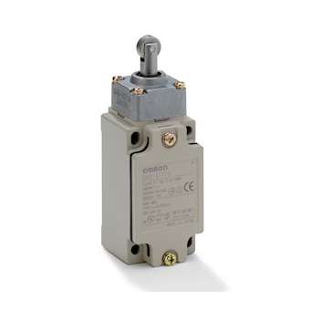 Fin de course de sécurité, boîtier métal, 2nc, poussoir galet|Omron electronics-OMRD4B-4A71N