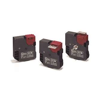 Interverrouillage de sécurité, boitier plastique, verr. mécanique/déverr. 24 vcc|Omron electronics-OMRD4JL-4NFA-C6