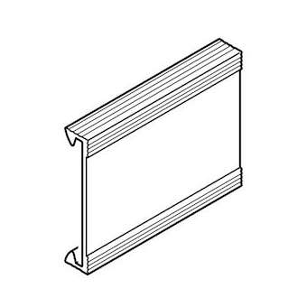 Couvercle complément largeur 60mm-Longueur 2m-Pour goulotte Segma ZH PCABS 60mm|Planet wattohm-PLW26222