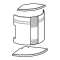 Fond d'angle extérieur VDI - Pour goulottes Logix Universel - PVC Blanc Artic|Planet wattohm-PLW48193