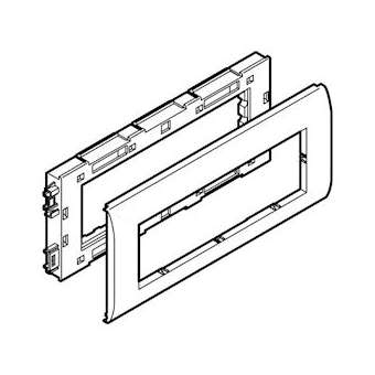 Support appareillage Logix-3 postes-Largeur 80mm-Pour Logix Universel aluminium|Planet wattohm-PLW48252