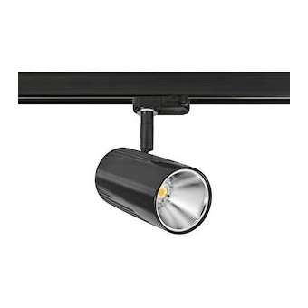 LUMI 023 - Proj. Rail 3 all.023, noir, angle 32DEG, LED intég. 17W 4000K 1800lm|Aric-ARI50199