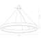 sinus.quiet suspension centrale di/id argent LED HO 4000K 163W 20206lm DALI