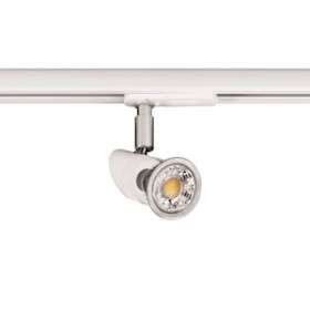 COMETE 029 - Spot Rail 1 all. 029 GU10, blanc, a/lpe LED 6W 3000K 500lm incl|Aric-ARI1277