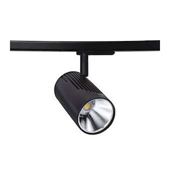 LUMI 029 - Proj. Rail 1 all.029, noir, angle 32DEG, LED intég. 17W 3000K 1800lm|Aric-ARI50184