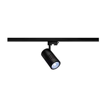 STRUCTEC, spot pour rail 3 allumages intérieur, 60DEG, noir, LED, 28W, 4000K|SLV-DC51000989