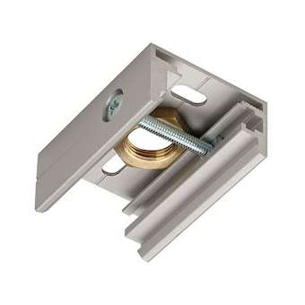 EUTRAC clip de fixation pour rail 3 allumages, gris|SLV-DC5145734