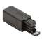 Embout d'alimentation droite pour rail triphasé Global noir|Aurora-ABIMLXTSA12N