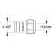 Raccord rapide a bague diam. 15x21 p/tube 12 mm