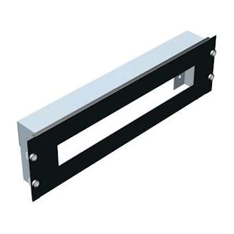 Support disjoncteur 19'-3U avec face avant Gris Titane|Efirack-EFK1395