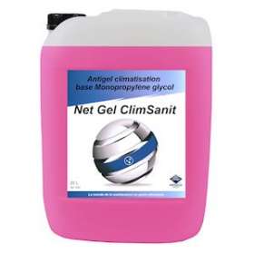 NET GEL CLIM SANIT 20L ANTIGEL CLIMATISATION - BASE MONO-PROPYLÈNE GLYCOL|Progalva-PGA3561