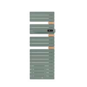 Sèche-serviettes Allure 3 mat à droite avec soufflerie 1750W vert eucalyptus|Thermor-EET483184