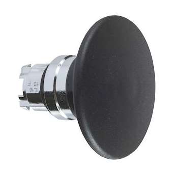Harmony tête de bouton poussoir D 60 mm - D22 - noir|Schneider Electric-SCHZB4BR2