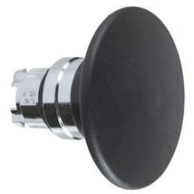 Harmony tête de bouton poussoir D 60 mm - D22 - noir|Schneider Electric-SCHZB4BR2