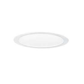FLAT LED-Downlight plat rond fixe blanc 110DEG LED intég 30W 4000K 2500lm dimmab|Aric-ARI50380