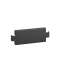 Plaque de socle latérale - AX - H100 P400 - RAL9005|Rittal-RIT2820.410