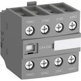 Contact auxilliaire frontal 3NO+1NF pour contacteur AF09 à 96 sans Ca|ABB-ABBH313013