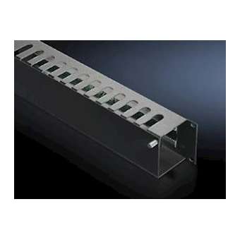 Panneau guide-câbles avec abattant à fermeture à l'avant - VX IT - 19' - 2U|Rittal-RIT5502.235