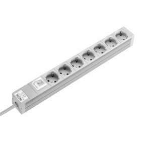 Bandeau 19', 7 prises Schuko + inter.|Rittal-RIT7240.220