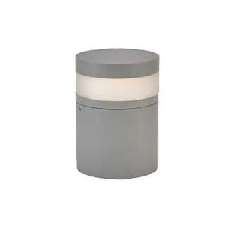 STAVANGER gris aluminium 46W halogène max./E27 IP65 verrerie givrée|Norlys-NOS1248AL