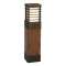 HALMSTAD rouille bois scand. 49cm 46W halo. max./E27 cl II IP65 IK10 ver. opale