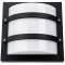 LARGO hublot carré graphite LED 10W 3000K classe II IP65|Sg lighting-NOL614569