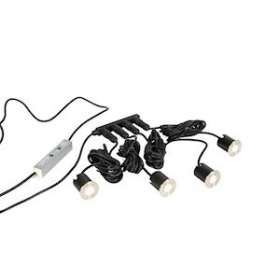 MINI ZEPH - Pack rond inox brossé 4000K 120lm 4x3W 30DEG|Europole-POL46711