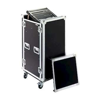 Flightcase à roulettes, 19' 20U - L 545 x P 687 x h 1100 mm|Rondson-ONDR20U