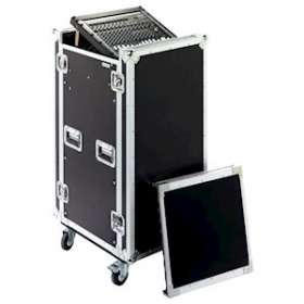 Flightcase à roulettes, 19' 20U - L 545 x P 687 x h 1100 mm|Rondson-ONDR20U