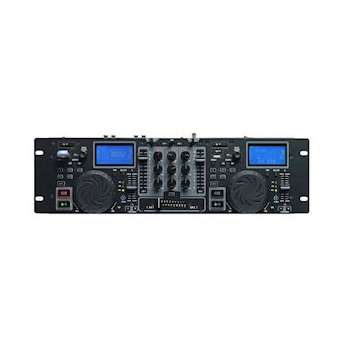 Double Lecteur CD/MP3 avec scratch, port USB/SD - 240V - 19' 2U + 2U|Rondson-ONDSCDJ-900