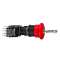 Harmony XB6 - arrêt d'urg. rouge D16 - coup-de-poing D30 - déverrou. par clé|Schneider Electric-SCHXB6AS9349B