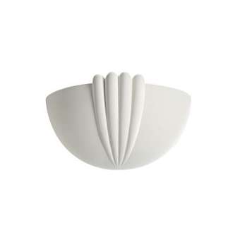 DOMINO - Applique Mur plâtre E27 77W max.,demi-lune, lampe non incl.|Aric-ARI3029