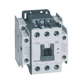 Contacteur de puissance CTX³ 40 - 3P - 40A - bornes à vis - 2NO+2NF - 230V~|Legrand-LEG416136